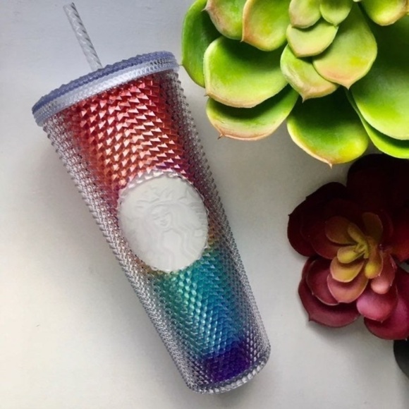 Starbucks | Rainbow Summer 2020 Studded Venti 24 oz Tumbler - Picture 1 of 3